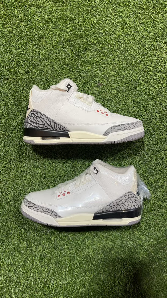 Retro 3 White Cement SZ. 7Y (PO)