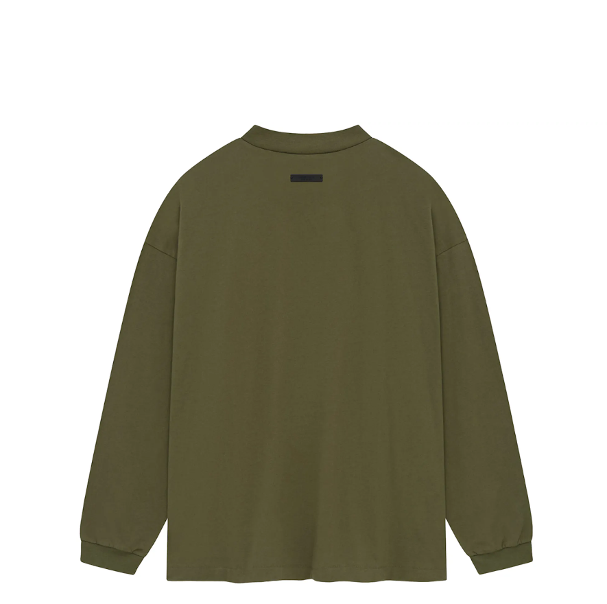 ESSENTIALS LONG SLEEVE(OLIVE) SZ XS