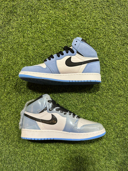 Retro 1 University Blue SZ. 7Y (PO) (No Box)