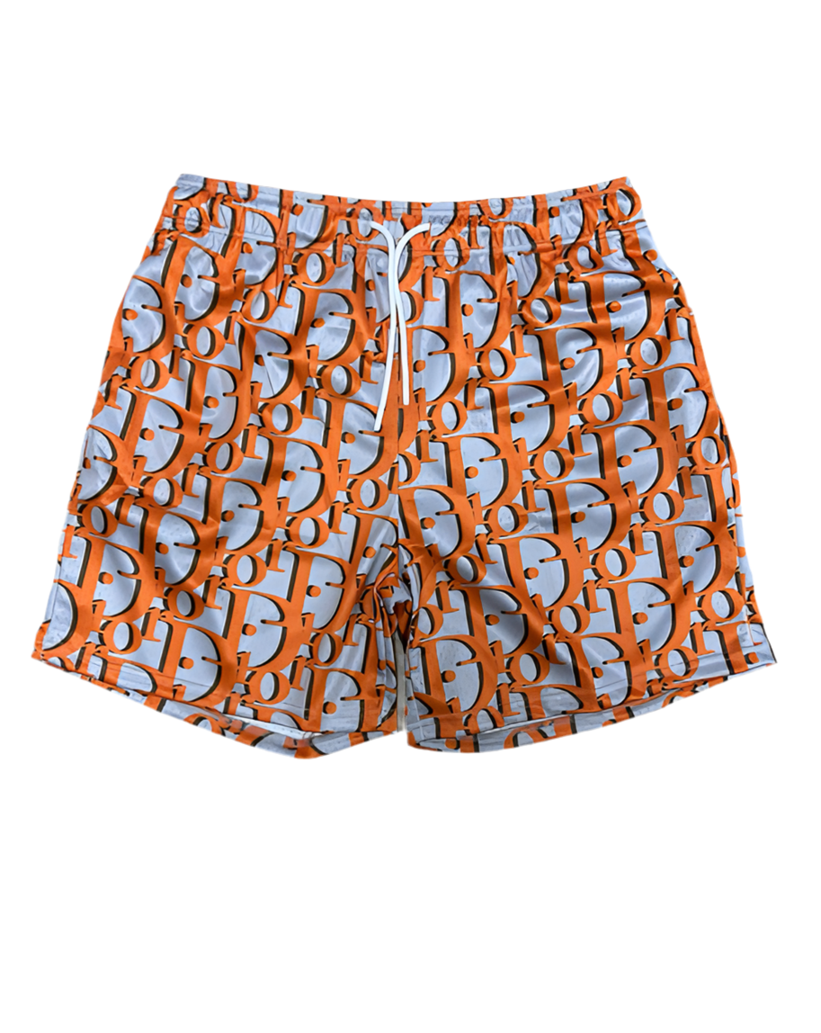 CUSTOM DESIGNER SHORTS ORANGE SZ. (New)