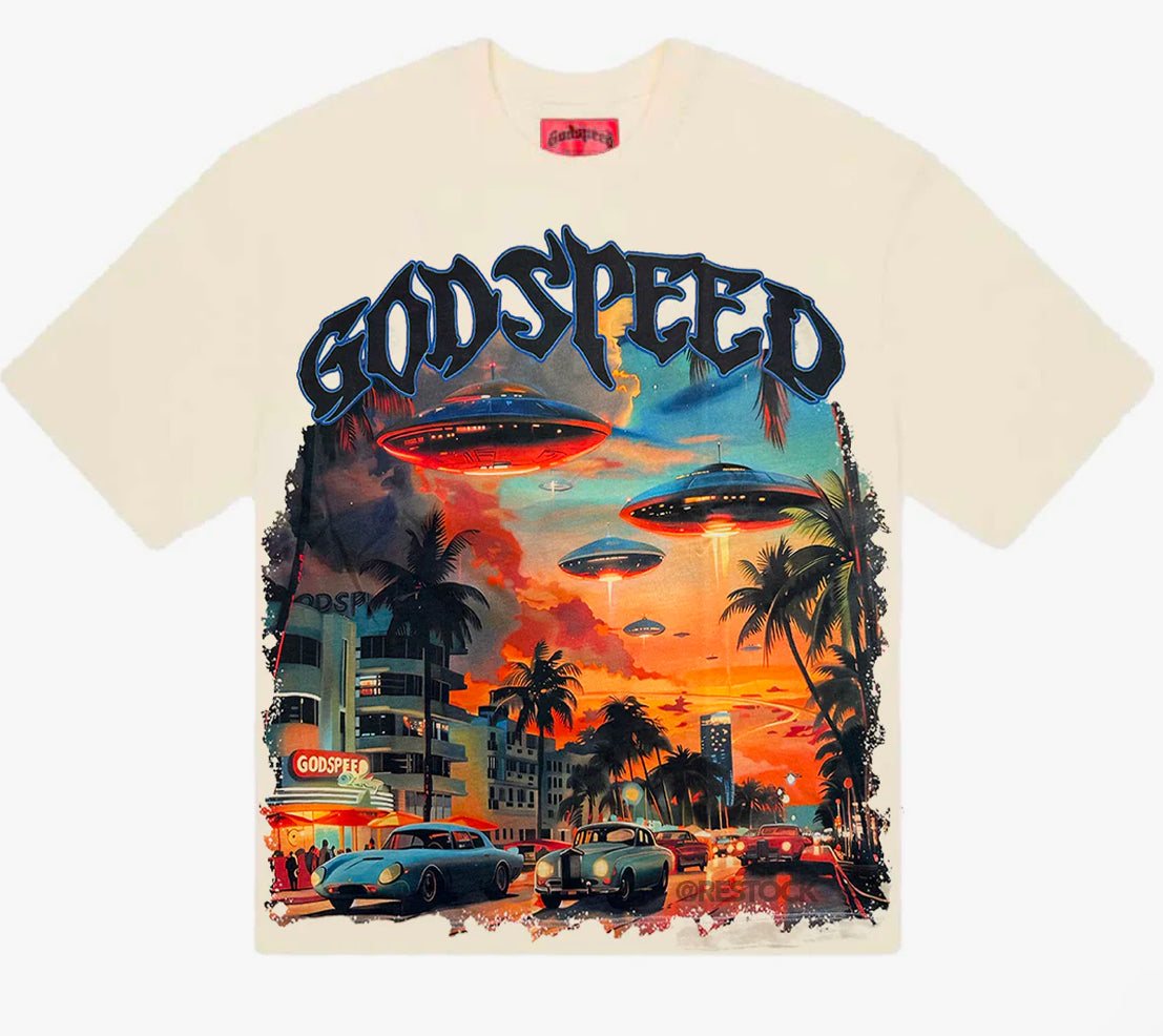 GODSPEED CREAM SHORT SLEEVE SZ. (NEW)