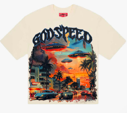 GODSPEED CREAM SHORT SLEEVE SZ. (NEW)