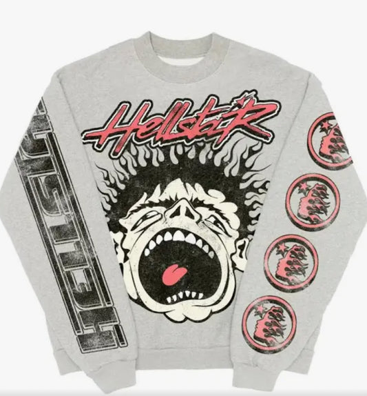 HELLSTAR CREWNECK 'RECORDS' SZ. (New)