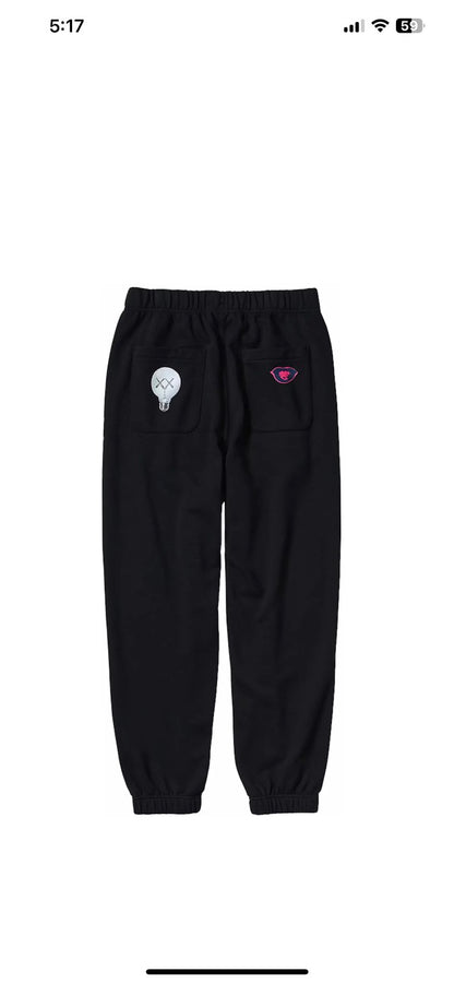 KAWS BLACK PANTS SZ. (New)