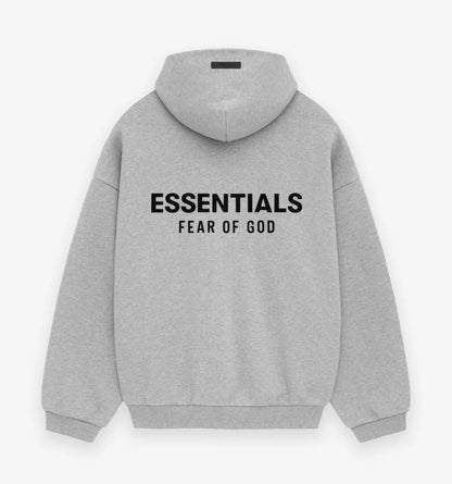 ESSENTIALS LIGHT HEATHER GREY SZ.