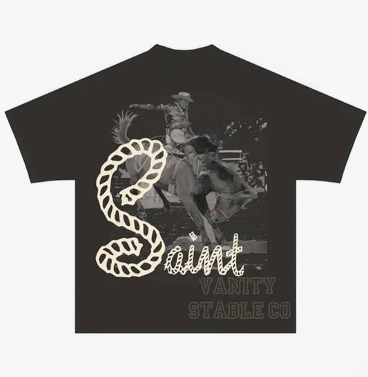 SAINT VANITY T FADED BLACK SZ. M (NEW)