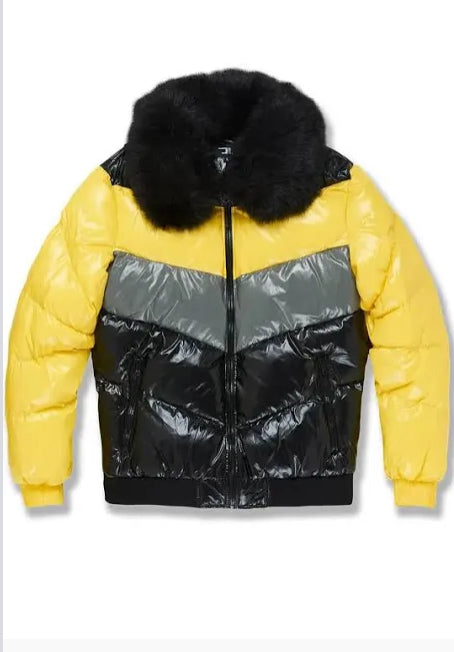 Puffer Jkt Yellow/Blk JORDAN CRAIG (New)