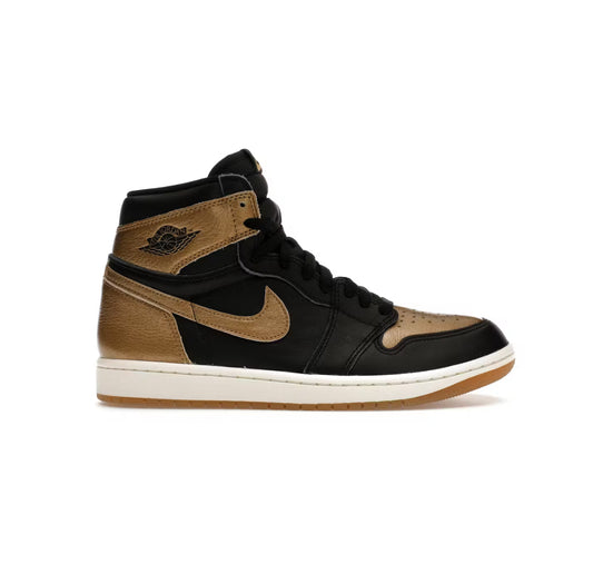 RETRO 1 BLACK METALLIC GOLD SZ. 9.5 (New)