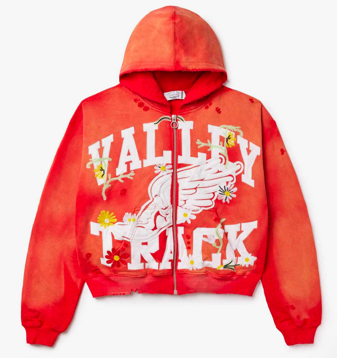 VALE FOREVER RED ZIP UP HOODIE SZ. S (New)