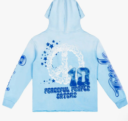 TRIPLE SEVENS HOODIE BABY BLUE SZ. L (NEW)