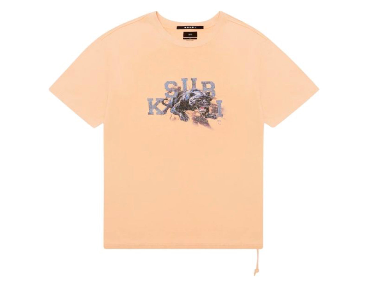 K SUBI SHIRT APEX BIGGIE SS FLARE ORANGE SZ. (New)