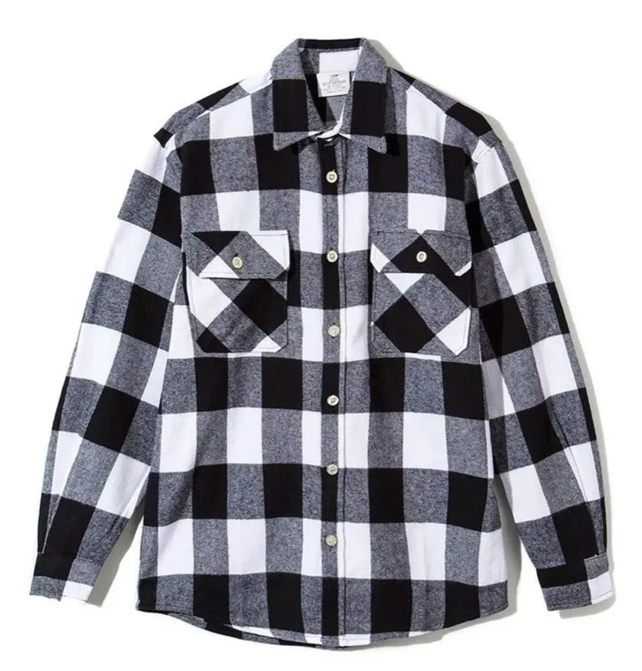 Assc Flannel BLACK  (New)