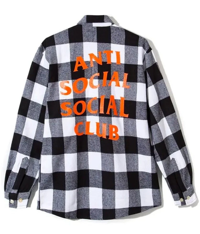 Assc Flannel BLACK  (New)