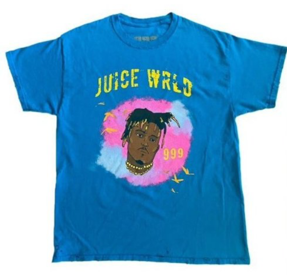 999 BLUE JUICE WRLD T SZ. (New)